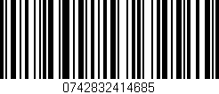 Código de barras (EAN, GTIN, SKU, ISBN): '0742832414685'