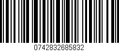 Código de barras (EAN, GTIN, SKU, ISBN): '0742832685832'