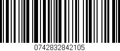 Código de barras (EAN, GTIN, SKU, ISBN): '0742832842105'