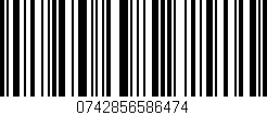 Código de barras (EAN, GTIN, SKU, ISBN): '0742856586474'