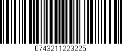 Código de barras (EAN, GTIN, SKU, ISBN): '0743211223225'