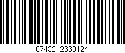 Código de barras (EAN, GTIN, SKU, ISBN): '0743212668124'
