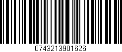 Código de barras (EAN, GTIN, SKU, ISBN): '0743213901626'
