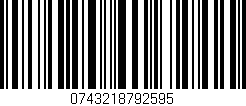 Código de barras (EAN, GTIN, SKU, ISBN): '0743218792595'