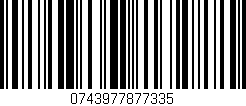 Código de barras (EAN, GTIN, SKU, ISBN): '0743977877335'