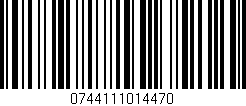 Código de barras (EAN, GTIN, SKU, ISBN): '0744111014470'