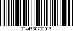 Código de barras (EAN, GTIN, SKU, ISBN): '0744560793315'
