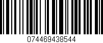 Código de barras (EAN, GTIN, SKU, ISBN): '074469438544'