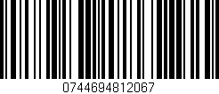 Código de barras (EAN, GTIN, SKU, ISBN): '0744694812067'
