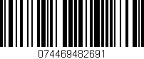 Código de barras (EAN, GTIN, SKU, ISBN): '074469482691'