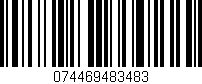 Código de barras (EAN, GTIN, SKU, ISBN): '074469483483'