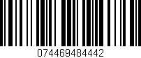 Código de barras (EAN, GTIN, SKU, ISBN): '074469484442'
