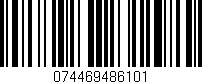 Código de barras (EAN, GTIN, SKU, ISBN): '074469486101'