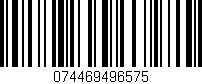 Código de barras (EAN, GTIN, SKU, ISBN): '074469496575'
