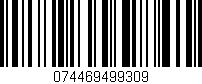 Código de barras (EAN, GTIN, SKU, ISBN): '074469499309'