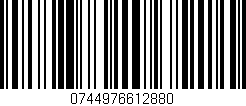 Código de barras (EAN, GTIN, SKU, ISBN): '0744976612880'