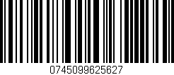 Código de barras (EAN, GTIN, SKU, ISBN): '0745099625627'