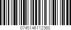 Código de barras (EAN, GTIN, SKU, ISBN): '0745146112360'