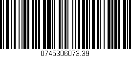 Código de barras (EAN, GTIN, SKU, ISBN): '0745306073.39'