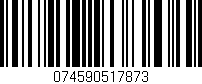 Código de barras (EAN, GTIN, SKU, ISBN): '074590517873'