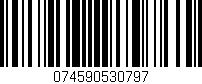 Código de barras (EAN, GTIN, SKU, ISBN): '074590530797'
