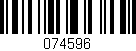 Código de barras (EAN, GTIN, SKU, ISBN): '074596'