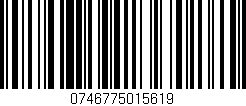 Código de barras (EAN, GTIN, SKU, ISBN): '0746775015619'
