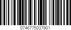 Código de barras (EAN, GTIN, SKU, ISBN): '0746775037901'