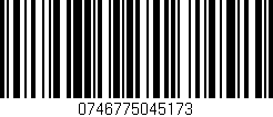 Código de barras (EAN, GTIN, SKU, ISBN): '0746775045173'