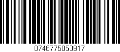 Código de barras (EAN, GTIN, SKU, ISBN): '0746775050917'