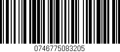 Código de barras (EAN, GTIN, SKU, ISBN): '0746775083205'