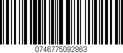 Código de barras (EAN, GTIN, SKU, ISBN): '0746775092863'