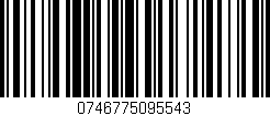 Código de barras (EAN, GTIN, SKU, ISBN): '0746775095543'