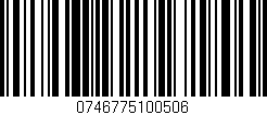 Código de barras (EAN, GTIN, SKU, ISBN): '0746775100506'