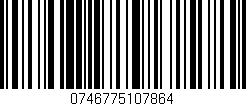 Código de barras (EAN, GTIN, SKU, ISBN): '0746775107864'