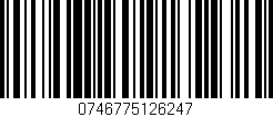Código de barras (EAN, GTIN, SKU, ISBN): '0746775126247'