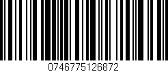 Código de barras (EAN, GTIN, SKU, ISBN): '0746775126872'