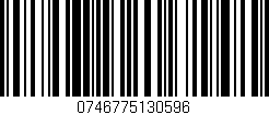 Código de barras (EAN, GTIN, SKU, ISBN): '0746775130596'