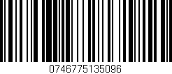 Código de barras (EAN, GTIN, SKU, ISBN): '0746775135096'