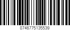 Código de barras (EAN, GTIN, SKU, ISBN): '0746775135539'