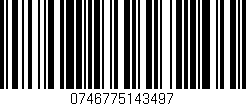 Código de barras (EAN, GTIN, SKU, ISBN): '0746775143497'