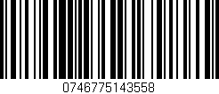 Código de barras (EAN, GTIN, SKU, ISBN): '0746775143558'