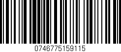 Código de barras (EAN, GTIN, SKU, ISBN): '0746775159115'