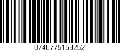 Código de barras (EAN, GTIN, SKU, ISBN): '0746775159252'