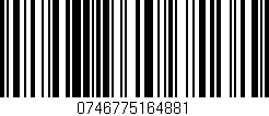 Código de barras (EAN, GTIN, SKU, ISBN): '0746775164881'