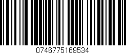 Código de barras (EAN, GTIN, SKU, ISBN): '0746775169534'