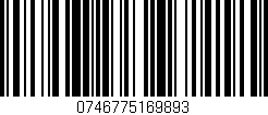 Código de barras (EAN, GTIN, SKU, ISBN): '0746775169893'