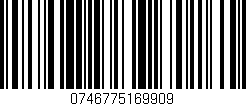 Código de barras (EAN, GTIN, SKU, ISBN): '0746775169909'