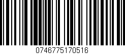 Código de barras (EAN, GTIN, SKU, ISBN): '0746775170516'