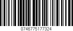Código de barras (EAN, GTIN, SKU, ISBN): '0746775177324'